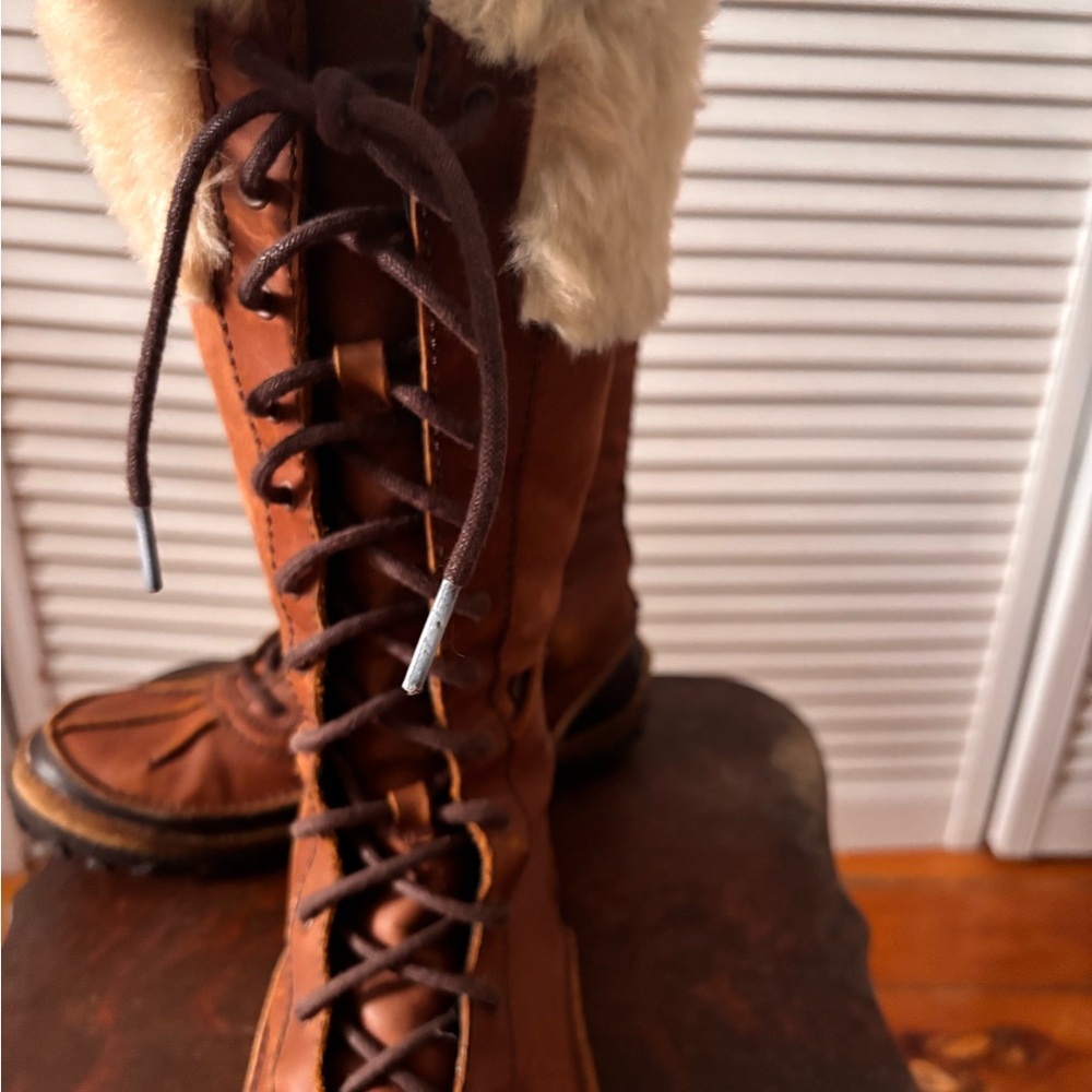 Merrell Women's Tremblant tall Polar Waterproof Lace-Up faux Fur Boot - Picture 3 of 13